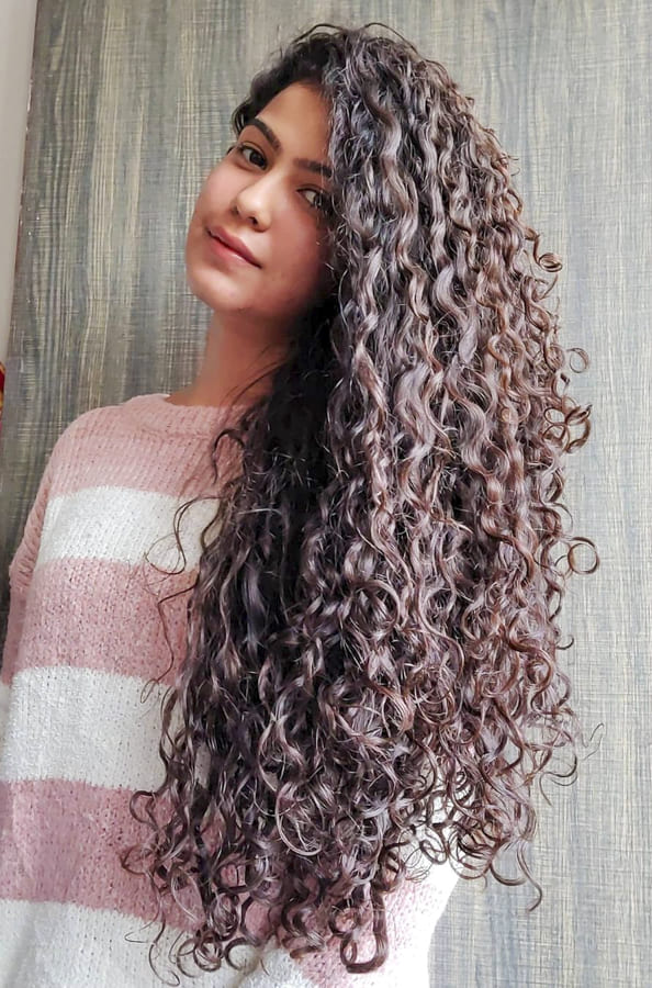 indian Curly Hairstyles for Long Hair