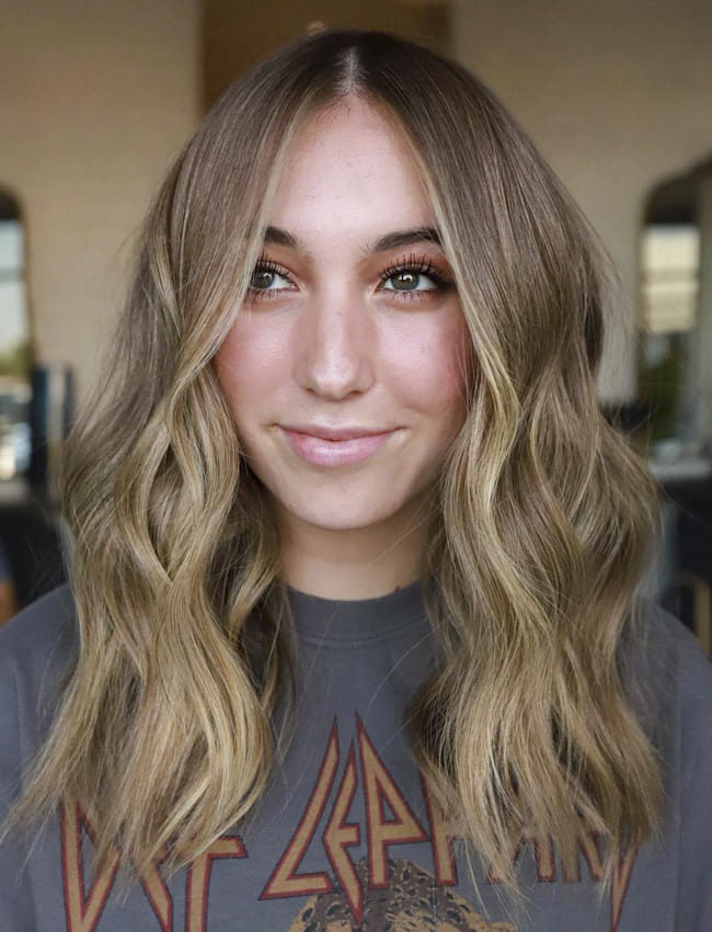 Ombre wavy hirstyles thin hair