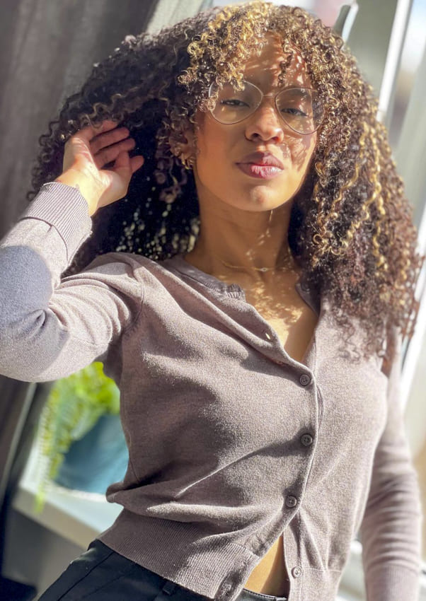 black women curly hairstyles with bangs