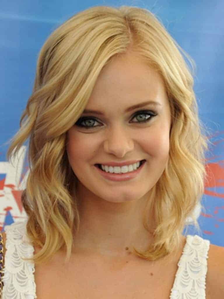 Long Curly Hairstyles For Round Faces 2015