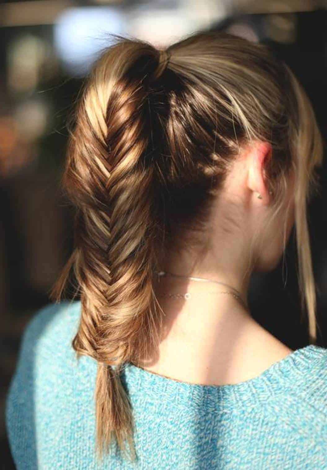 The Fashion For Schools Ponytail Hairstyles For Long Hair