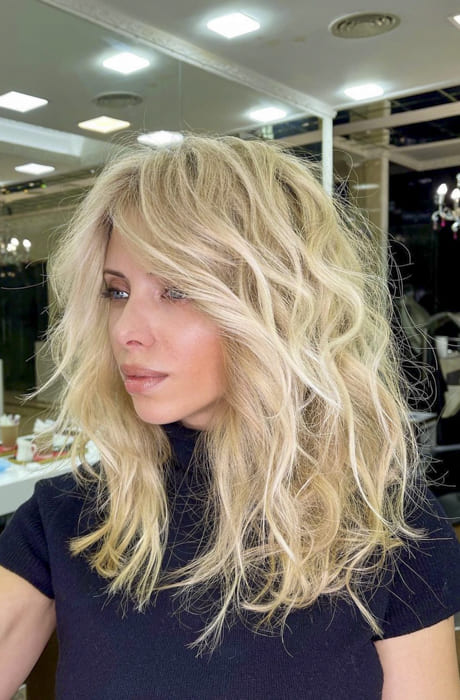 Awesome blonde messy hairstyles for short hair
