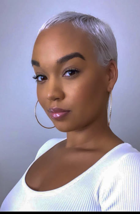 Short gray pixie hairstyles for black women