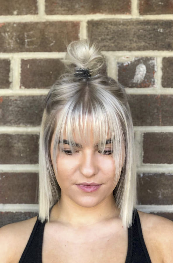How to Style Bangs on Long Blonde Hair 4 Unique Ideas  WeTellYouHow