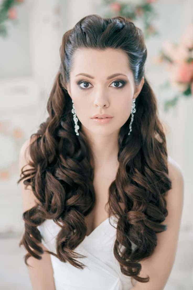 This Year S Half Up Half Down Wedding Hairstyles