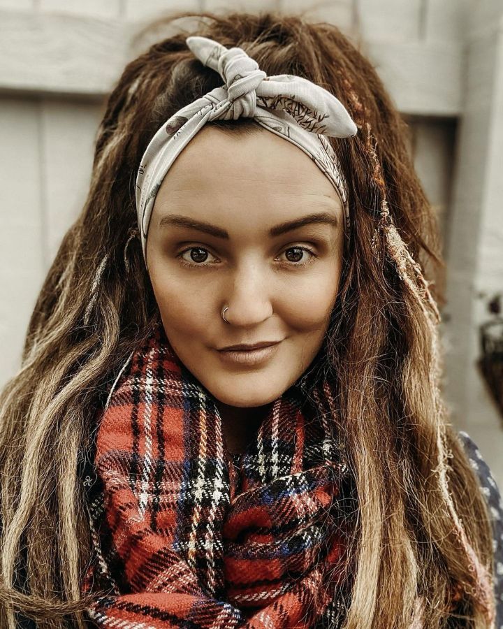 Hippie hairstyles with bandana