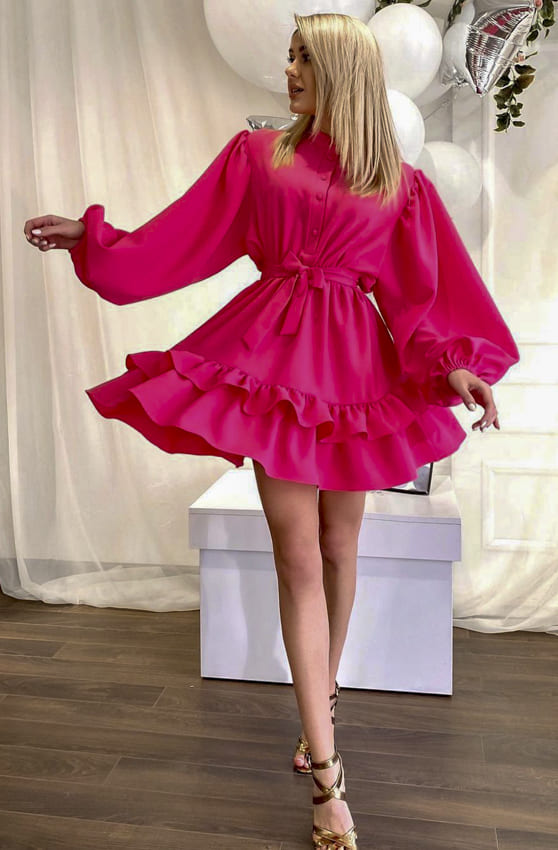 Red cocktail dress for women