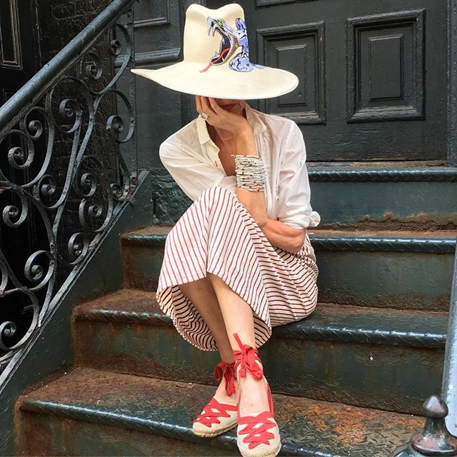 Color cowboy hat for older women