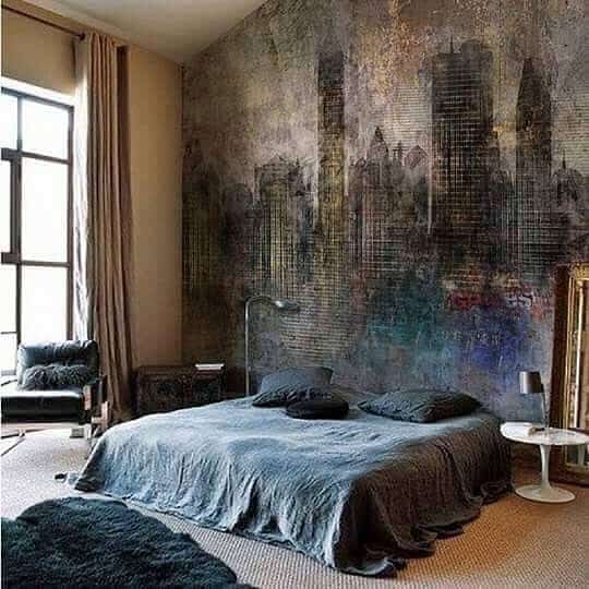 Modern bedroom design interior