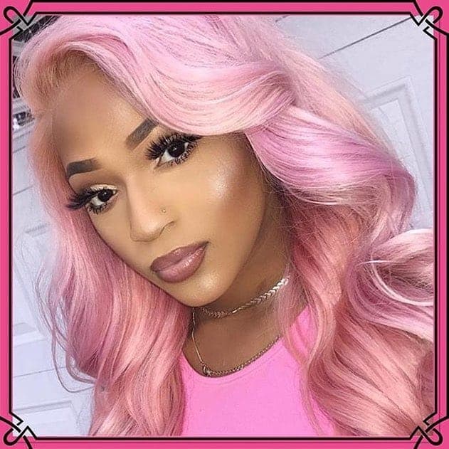 Soft Pink Hairstyles For Black Women