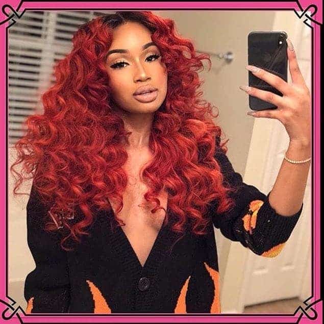 Red Curly Hairstyles For Black Women