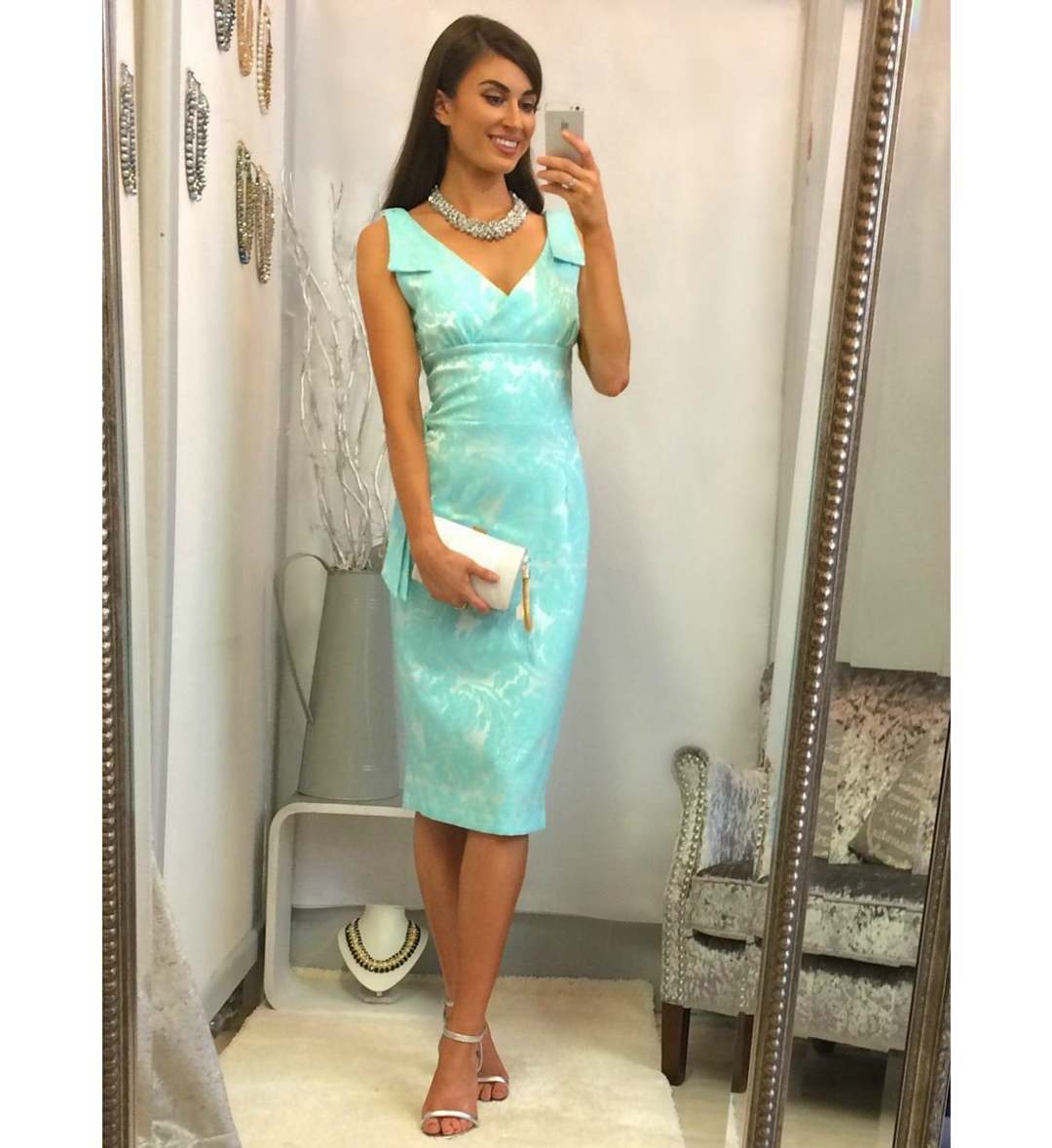 turquoise prom night dresses