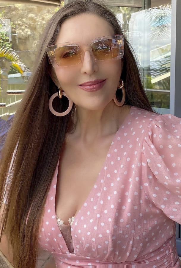 Top pink sunglasses