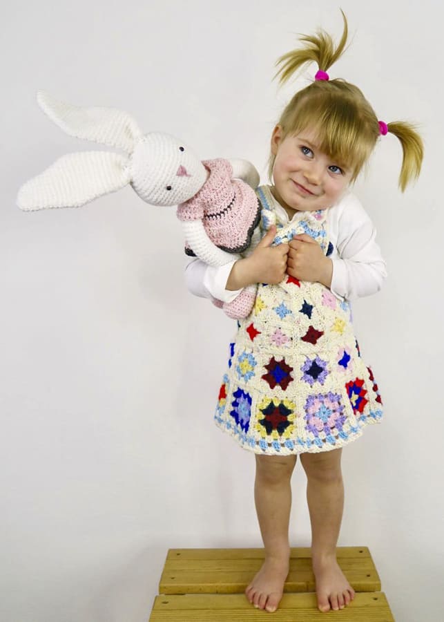 newborn granny square dress pattern