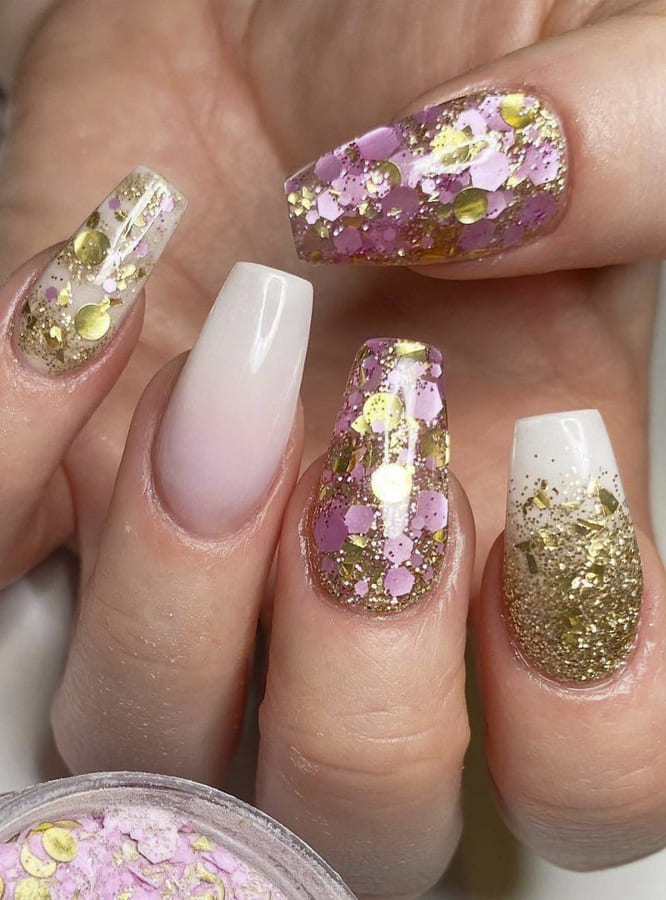 glitter ombre nails (2)