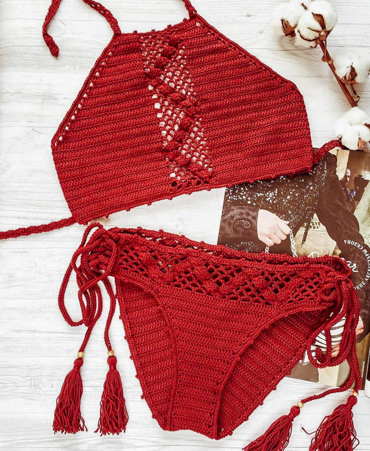 red crochet bikini (1)