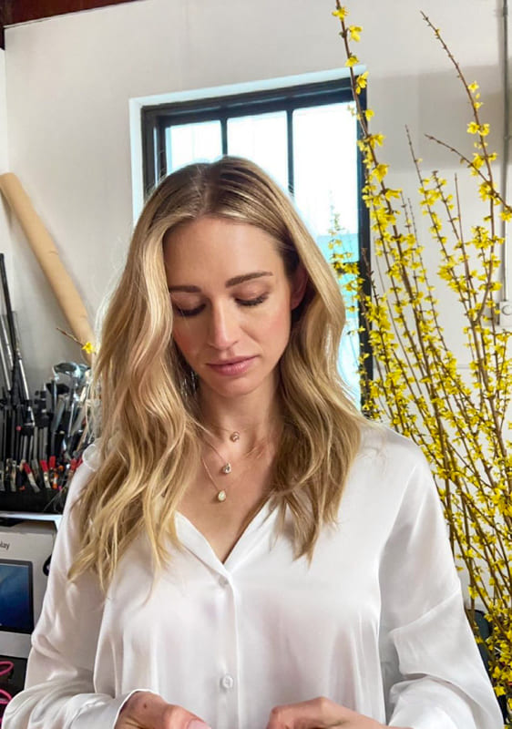 Long Blonde natural wedding hair