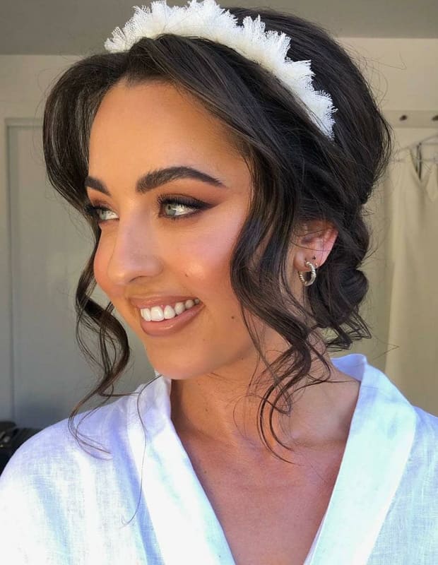 Long updo wedding hairstyles