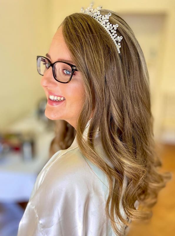Long wedding easy hair