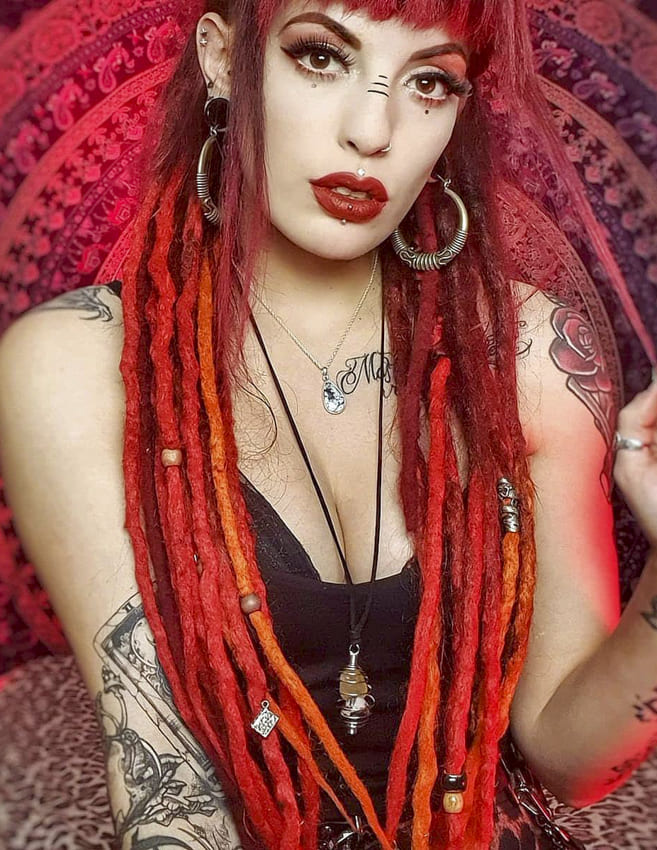 Red Hippie Hair