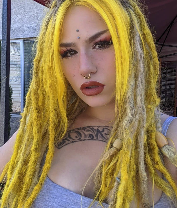 Yellow Hippie Hair