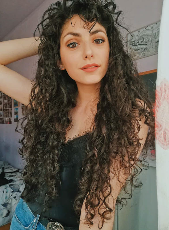 long curly hair for natural hair