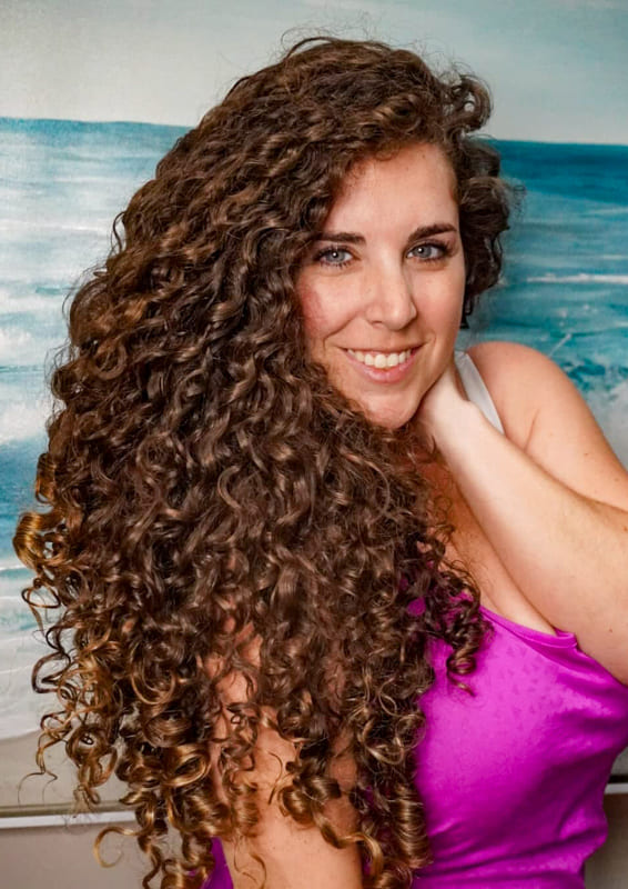 Over 35 Long curly Hair