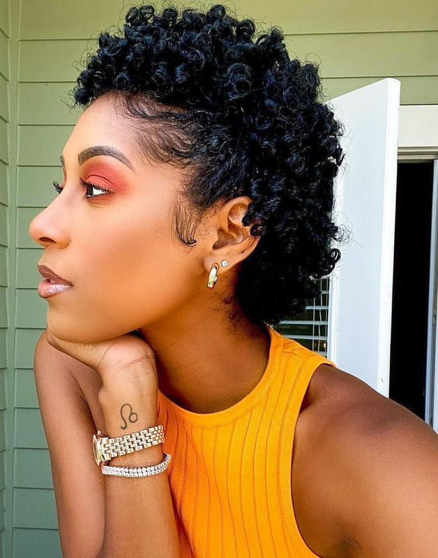 short curly hairstyles for black girls