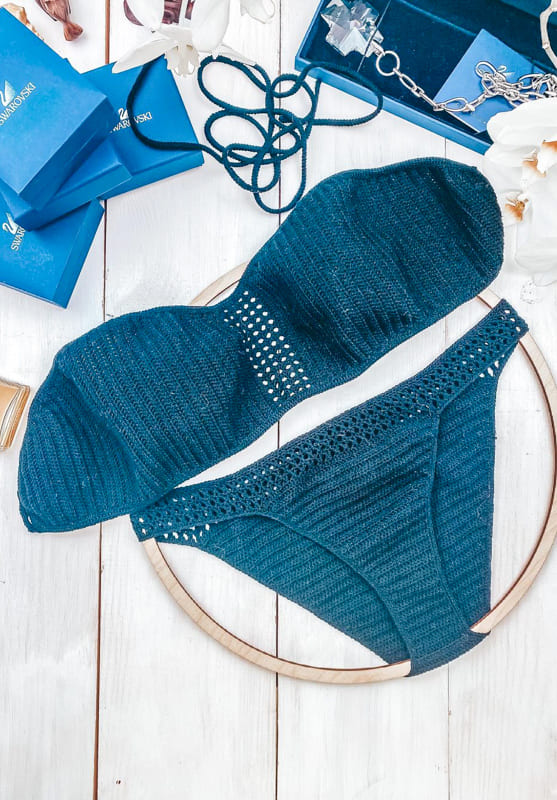 awesome blue crochet biki design ideas