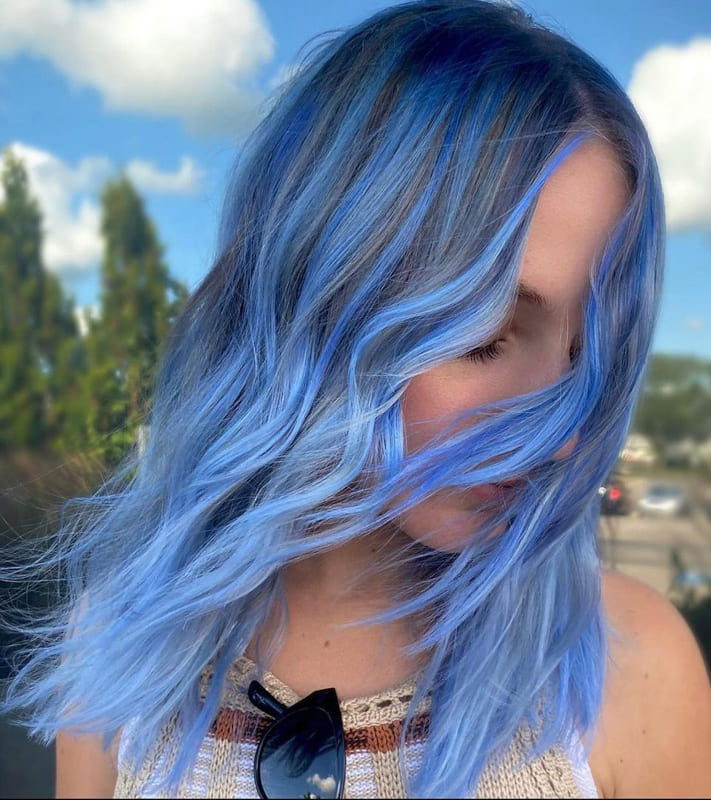 26 Cute Blue Hair Color Ideas 2022