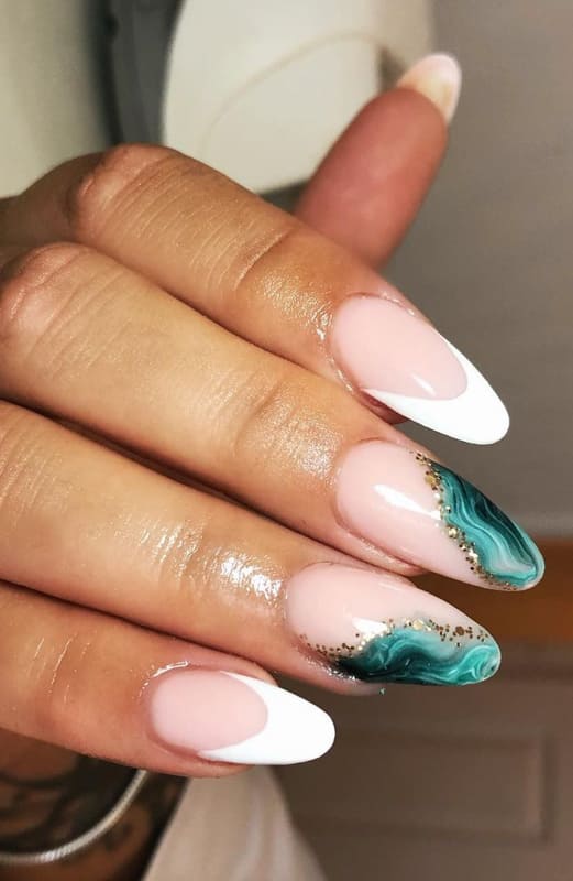 23 Marble Nails Design Ideas and Colors 2022 (2)