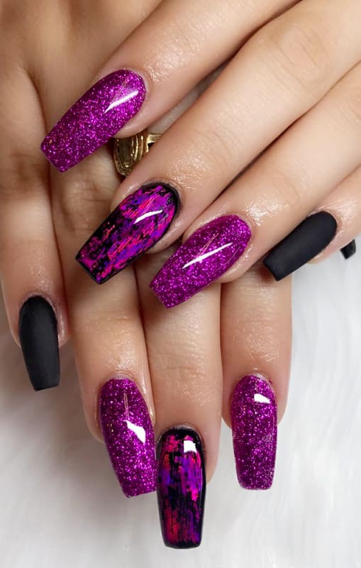 22 Amazing Black Nail Designs and Ideas 2022 - WomenStyle