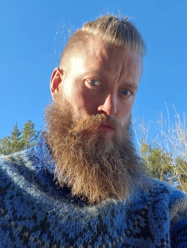 Viking braids and looks male