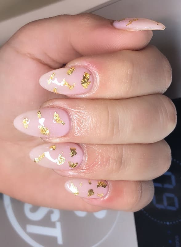 Short Almond Acrylic Nails