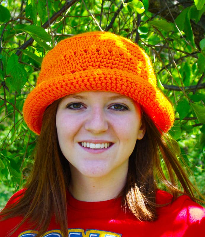 Crossed Bucket Hat Crochet PDF Pattern