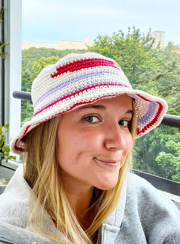 Oh Snap Bucket Hat Crochet Free Pattern