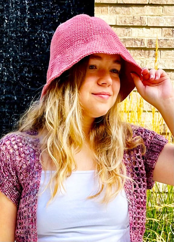 Sunny Easy Bucket Hat Crochet Hat Free Pattern