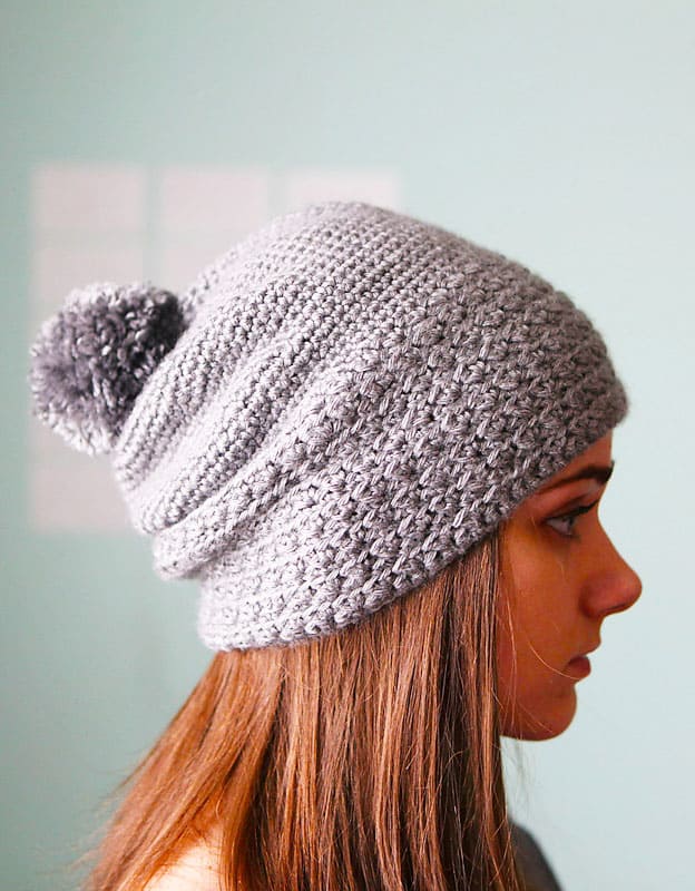 Tante Pose Easy Crochet Beanie Free Pattern