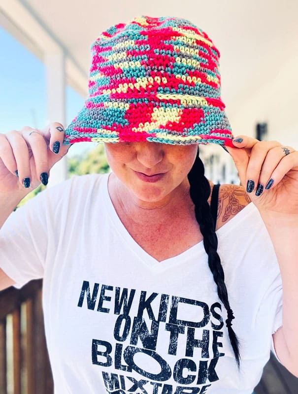 The Tour Bucket Hat Crochet Free Pattern