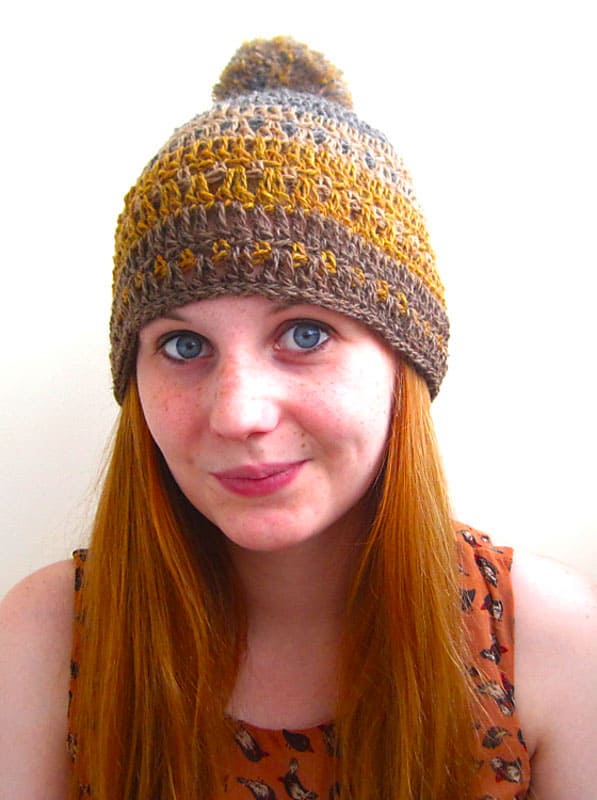 Voyages Crochet Beanie Free Pattern